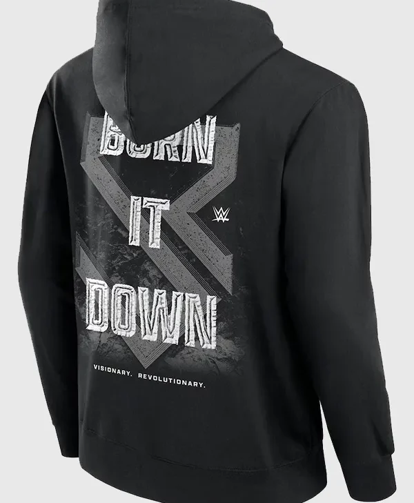 Shop Seth Rollins Burn It Down Hoodie