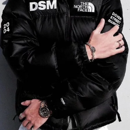 Shop The North Face x DSM 15th Black Puffer Jacket