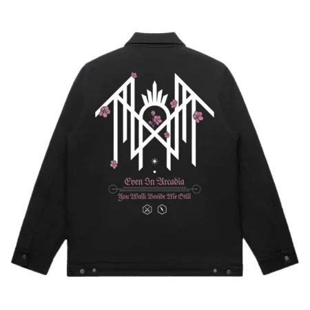 Sleep Token Eia Black Canvas Cotton Jacket For Sale