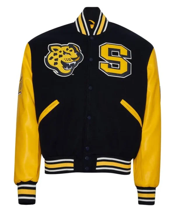 Southern University Black and Gold Varsity Jacket