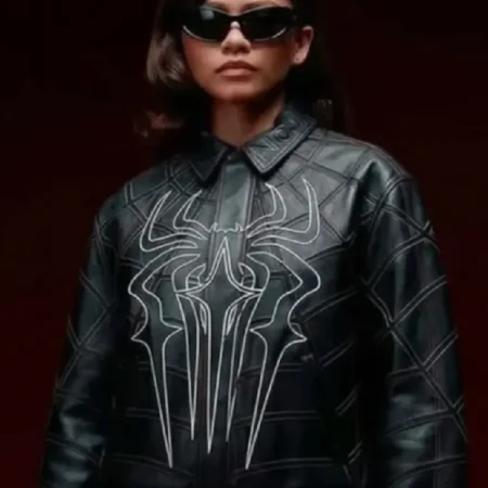 Spider-Man Zendaya Leather Jacket