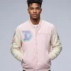 Stoney Clover Lane Disneyland Pink Varsity Jacket Shop Now