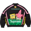 Supreme SpongeBob SquarePants Jeff Hamilton Racing Black Jacket