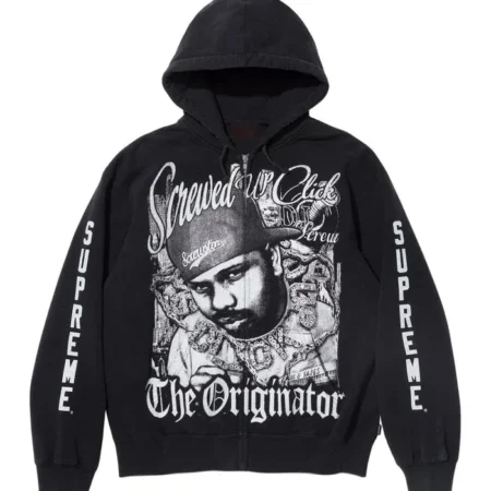 Supreme X DJ Screw Black Hoodie