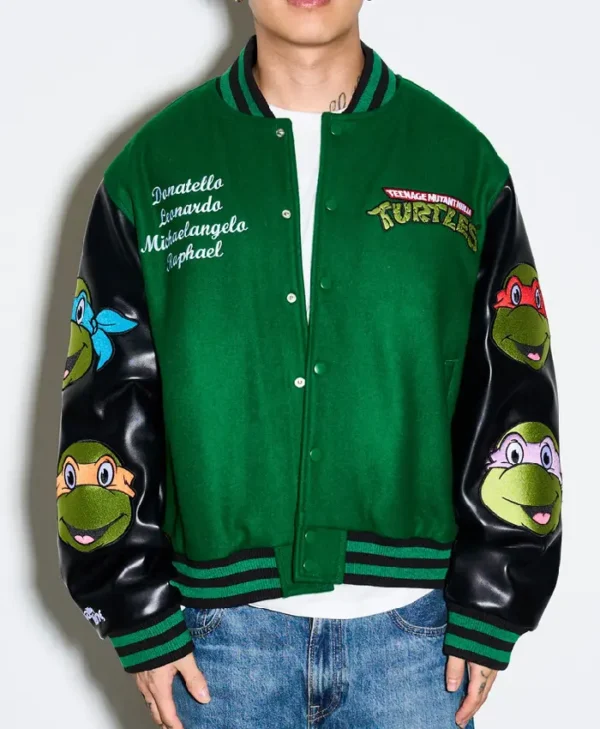 Teenage Mutant Ninja Turtles Wool Varsity Jacket