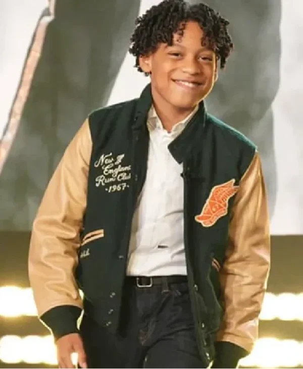 The Jennifer Hudson Show Juliano Krue Valdi Varsity Jacket