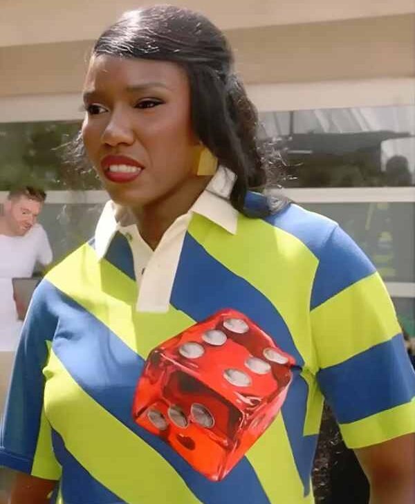 The Real Housewives of Beverly Hills S15 Bozoma Saint John Dice Print Polo