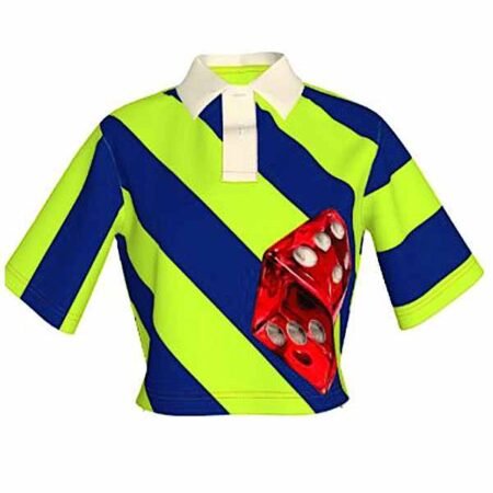 The Real Housewives of Beverly Hills S15 Bozoma Saint John Dice Print Polo For Sale