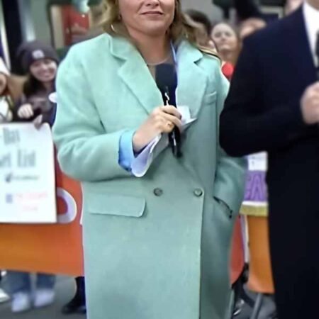 The Today Show 2026 Jenna Hager Mint Green Coat