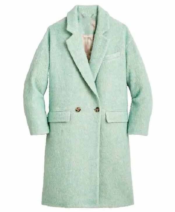 The Today Show 2026 Jenna Hager Mint Green Coat for sale
