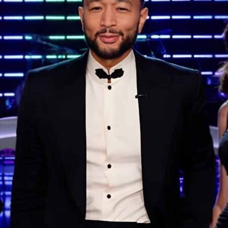 The Voice S29 John Legend White Shirt