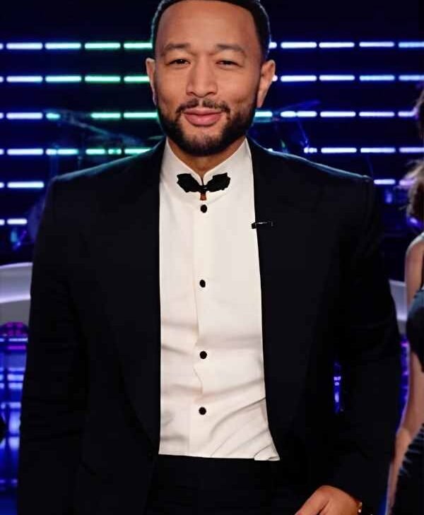 The Voice S29 John Legend White Shirt