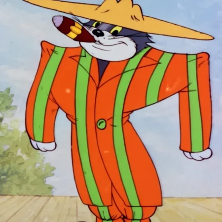 Tom and Jerry Zoot Orange Striped Suit
