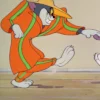 Tom and Jerry Zoot Orange Striped Suit For Sale