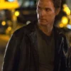 True Detective Rust Cohle Biker Leather Jacket Shop Now