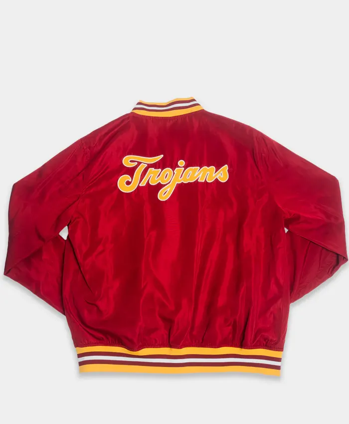 USC Vintage Trojans Vintage Bomber Jacket For Sale