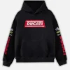 Vintage Black Ducati Hoodie