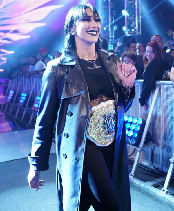 WWE Raw Rhea Ripley Black Coat