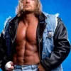 WWE Triple H Denim Leather Jacket