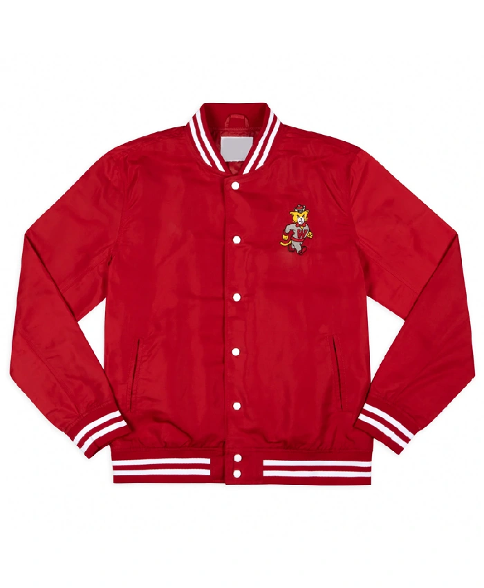 Washington State Cougars Arched Red Bomber Jacket