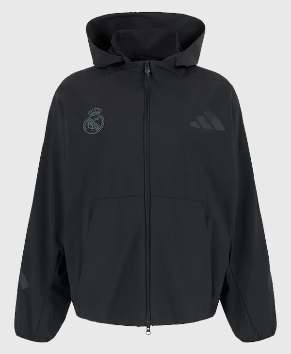 Womens Adidas Real Madrid Z.N.E. Woven Track Jacket