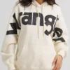 Wrangler Wide Open Spaces Logo Wihte Hoodie