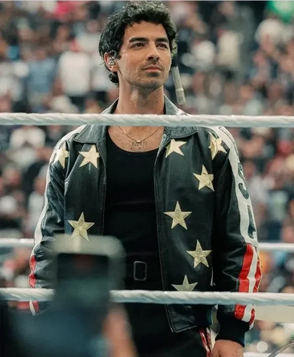 WrestleMania 42 Joe Jonas USA Leather Jacket