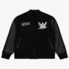 WrestleMania 42 Mitchell & Ness Black Letterman Jacket