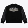 WrestleMania 42 Mitchell & Ness Black Letterman Jacket For Sale