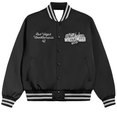 WrestleMania 42 Vegas Satin Jacket