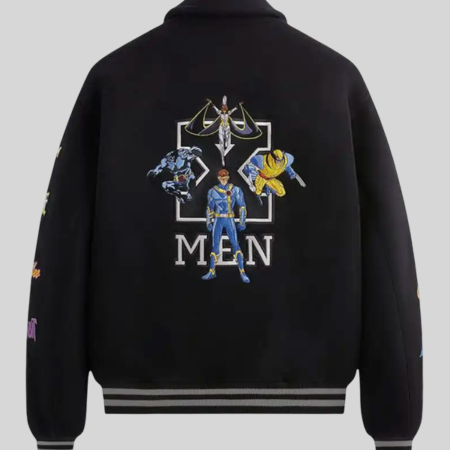 X-Men x Kith Bomber Varsity Black Jacket