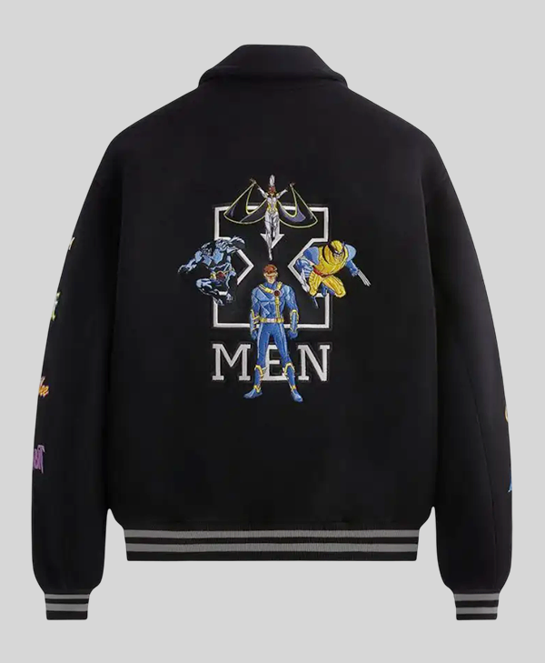 X-Men x Kith Bomber Varsity Black Jacket