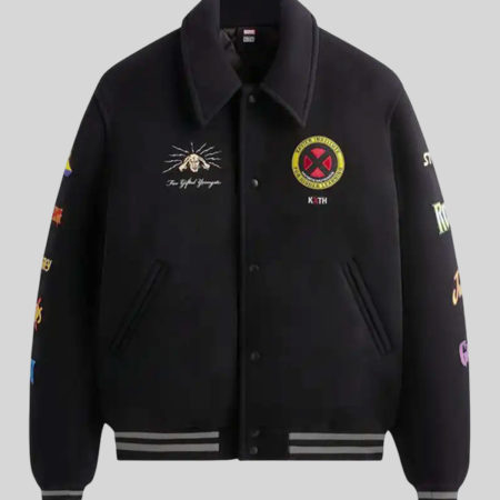 X-Men x Kith Varsity Black Jacket