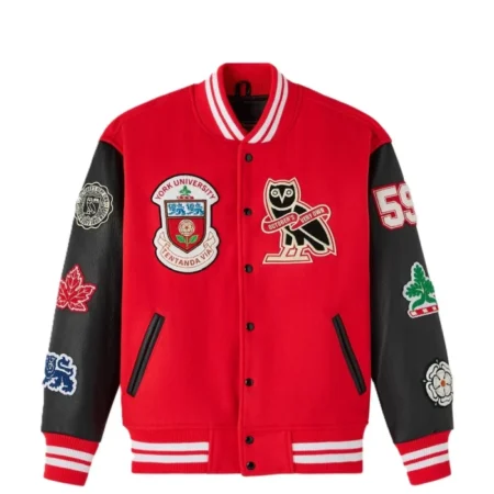 York x OVO Heritage Varsity Jacket