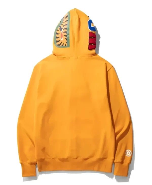 buy A Bathing Ape BAPE Shark Orange Hoodie