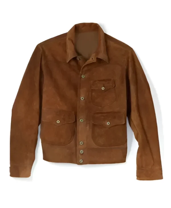buy Bobby Cannavale Scarpetta Suede Leather Jacket