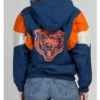 buy Chicago Bears 90’s Blue Pullover Hooded Jacket