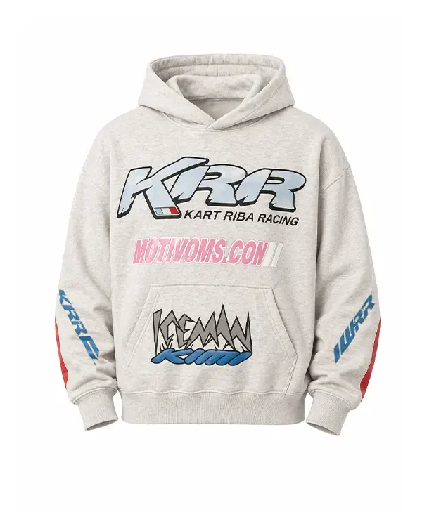 buy Drake KRR Kart Riba Racing Gray Hoodie