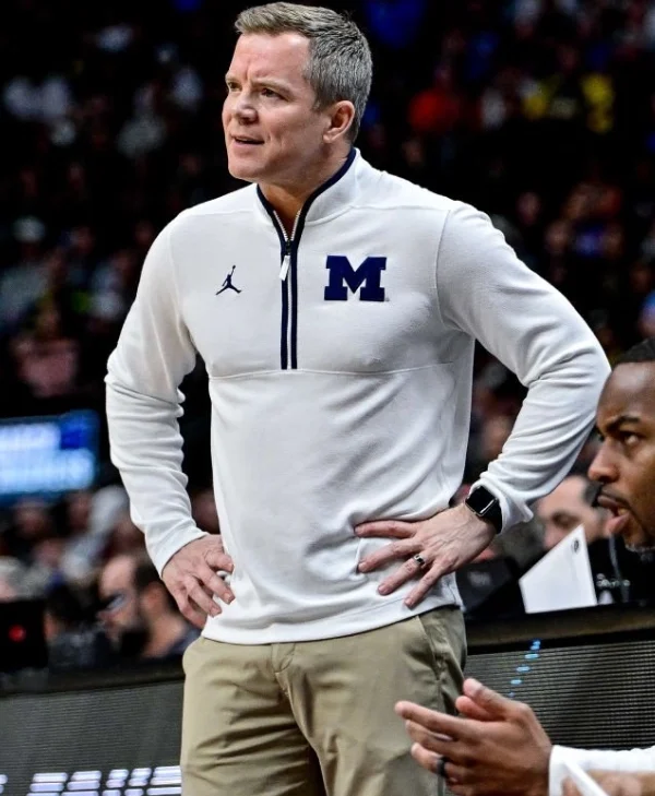 buy Dusty May Michigan Wolverines Half-Zip Sweatshirt