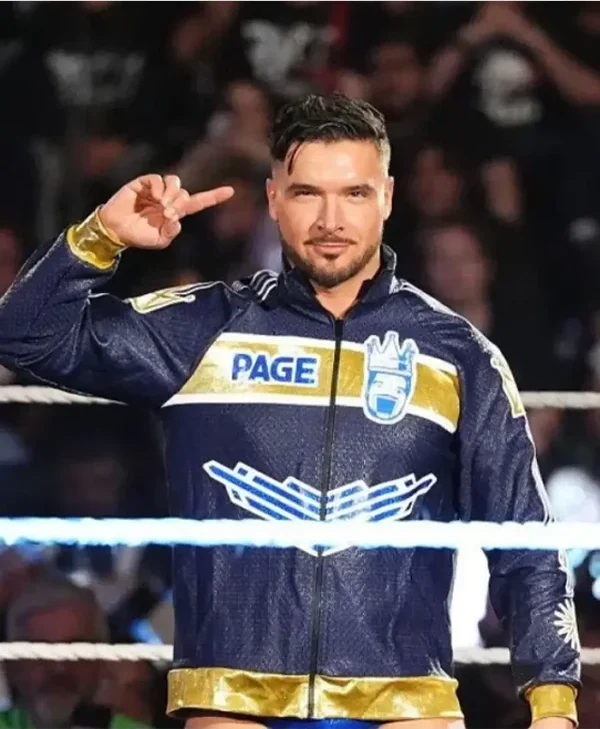 buy Ethan Page WWE Raw 2026 Blue Jacket