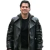 buy Henry Cavill Highlander Black Leather Coat