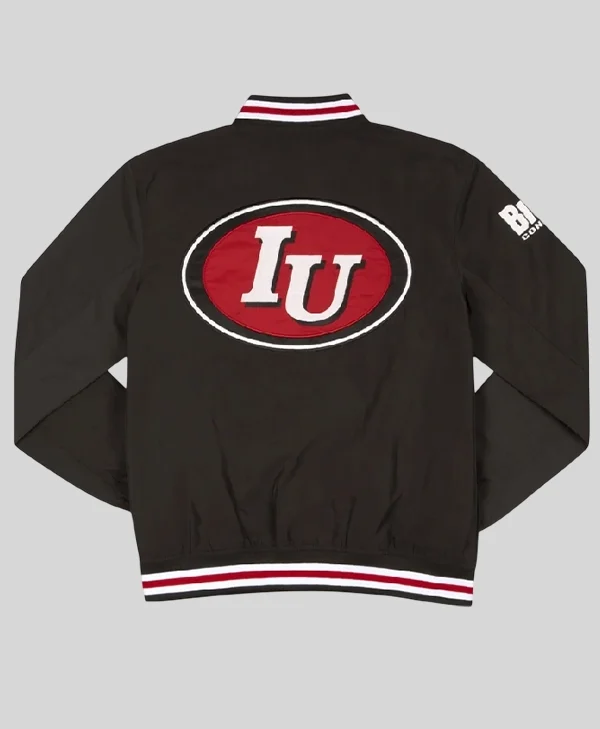 buy Indiana Hoosiers Blackout Bomber Jacket