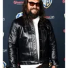 buy Jason Momoa CinemaCon Black Leather Jacket