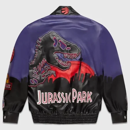 buy Jurassic Park Leather Varsity Jacket
