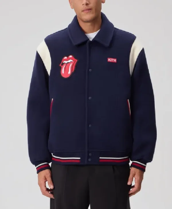 buy Kith x The Rolling Stones Varsity Jacket
