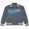 buy LA Dodgers Batting Practice Black Full Zip Jacket