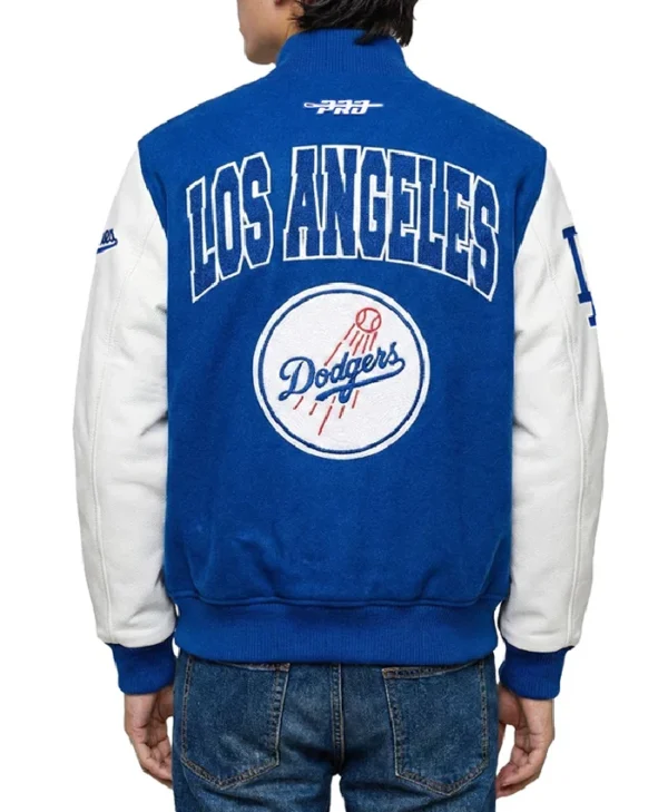 buy LA Dodgers City Arch Varsity Jacket