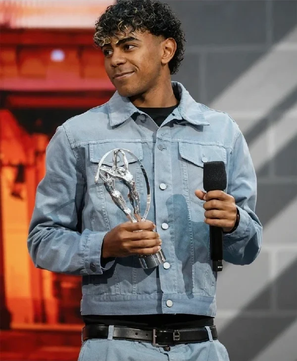 buy Lamine Yamal Laureus World Awards Denim Jacket