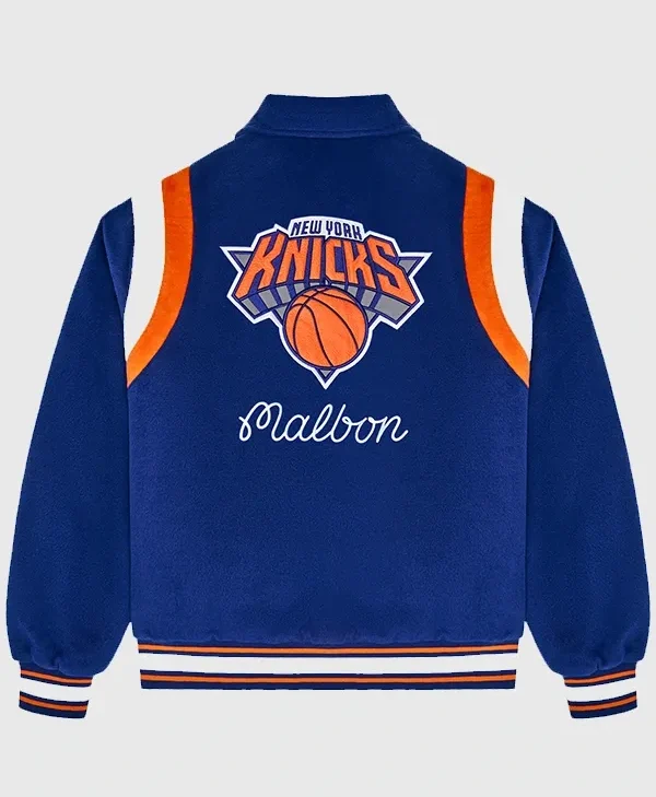 buy Malbon x Knicks The Garden Varsity Jacket