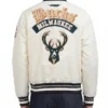 buy Milwaukee Bucks Best of Rib Satin Jacket